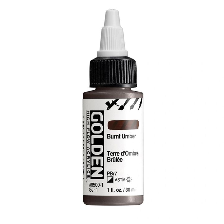 GOLDEN Vernice acrilica ad alto flusso 30 ml | Varie tonalità
