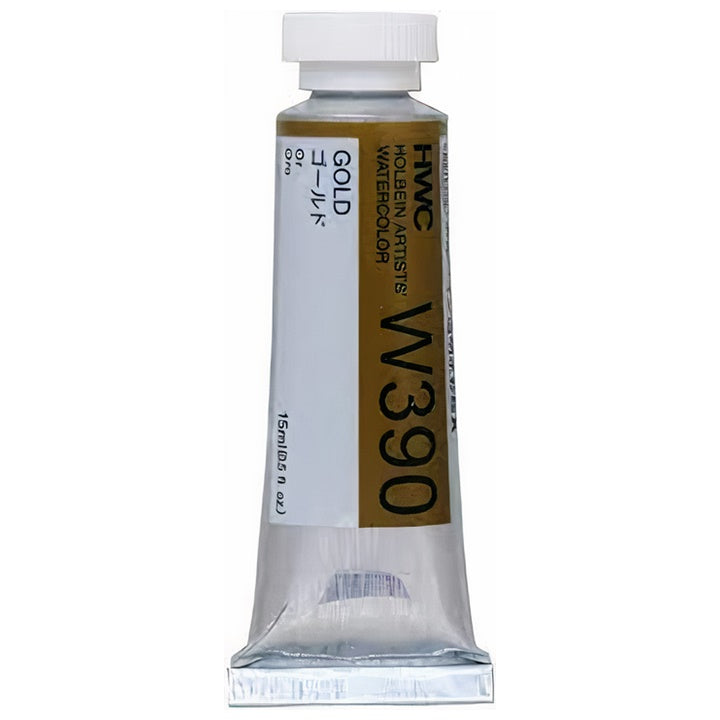 Holbein Artists Aquarellfarben in Gold und Silber 15 ml | ARTMIE