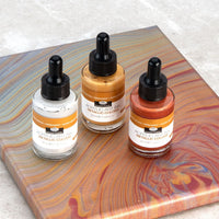 Inchiostro acrilico Royal & Langnickel colori metallizzati 3 x 30 ml — immagine 2