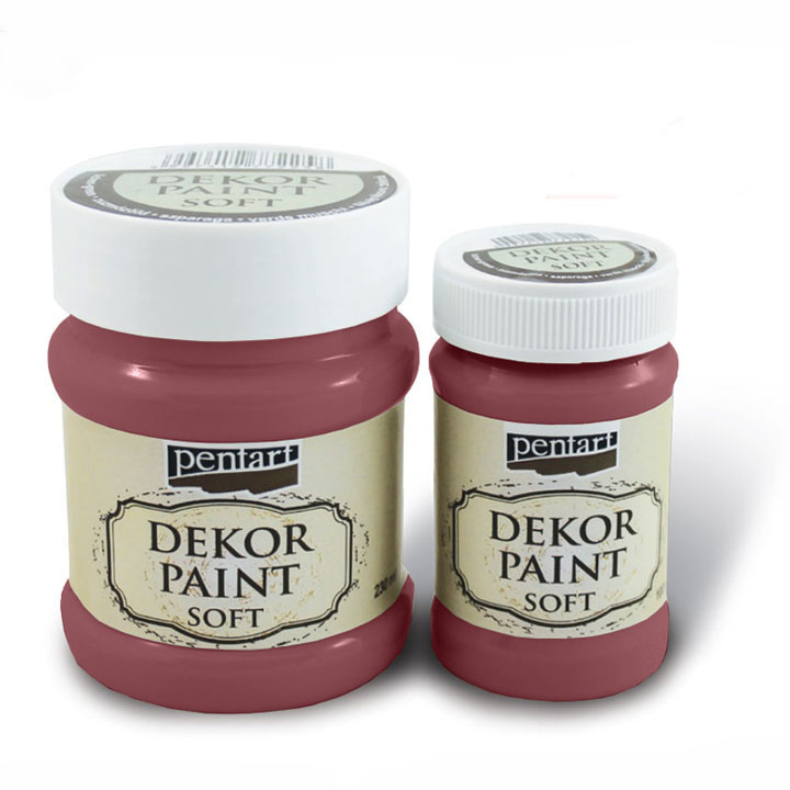 PENTART Dekofarbe Soft 100 ml | verschiedene Farben | 21477 - burgundy rot