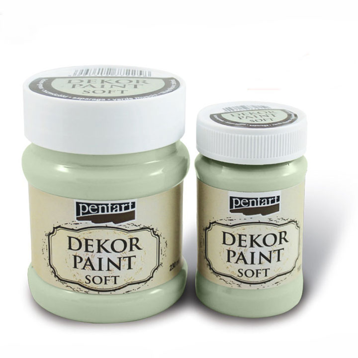 PENTART Dekofarbe Soft 100 ml | verschiedene Farben | 21478 - flechtengrün
