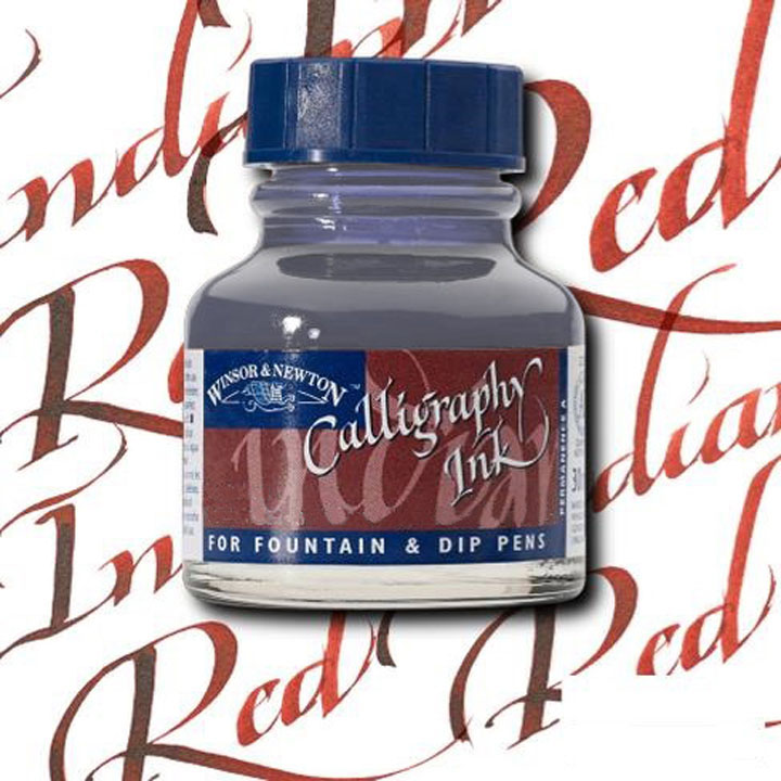 Winsor & Newton Kalligrafietusche 30 ml | verschiedene Farbtöne — Bild 3