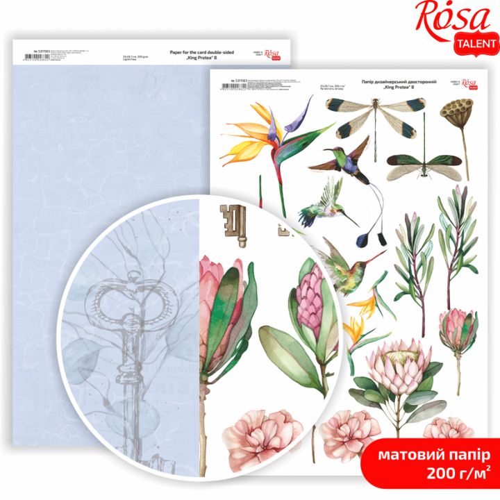King Protea A4 χαρτιά scrapbooking | Διάφορα σχέδια