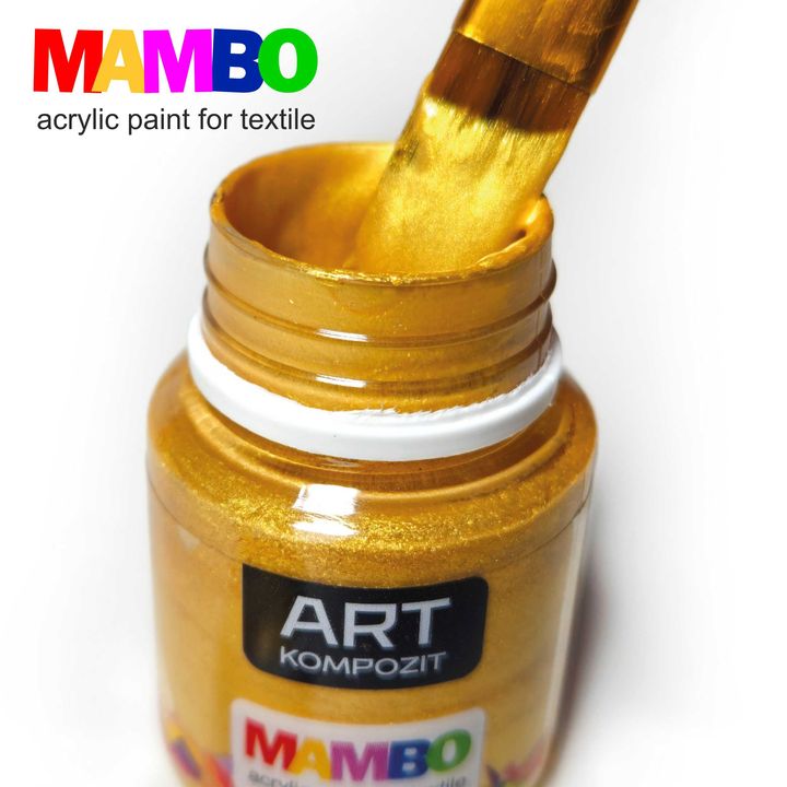 Komplet barv za tekstil in usnje Mambo Metallic – pogled 6