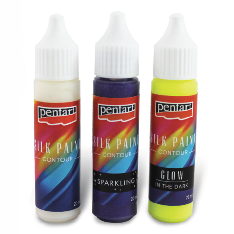 Seidenmal-Konturfarbe - 20 ml | verschiedene Farben