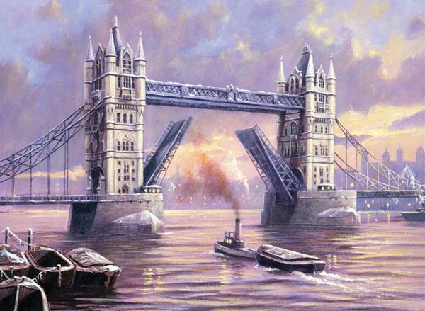 Kreatívny set na maľovanie - Tower Bridge A3
