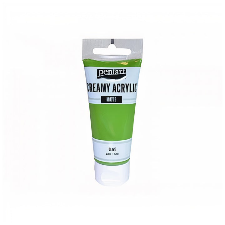 Krémová akrylová farba matná Pentart 60 ml | rôzne odtiene — obrázok 2