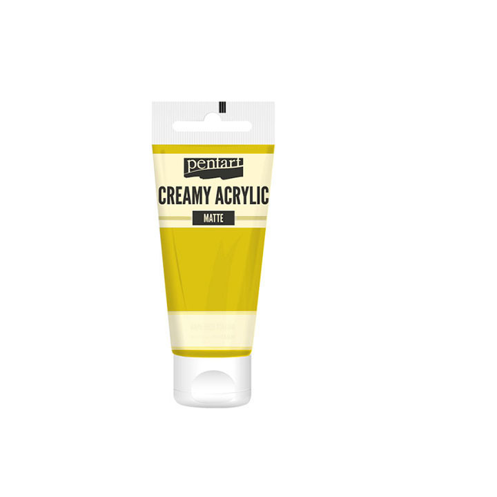 Krémová akrylová farba matná Pentart 60 ml | rôzne odtiene — obrázok 3