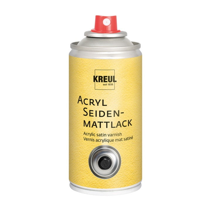 KREUL Acryl-Schlusslack im Spray mit Satineffekt für Künstler | ARTMIE