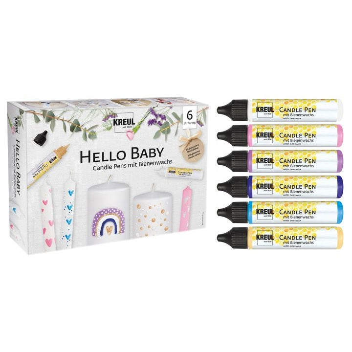 KREUL Sada 6 x 25 ml sviečok Hello Baby — obrázok 1