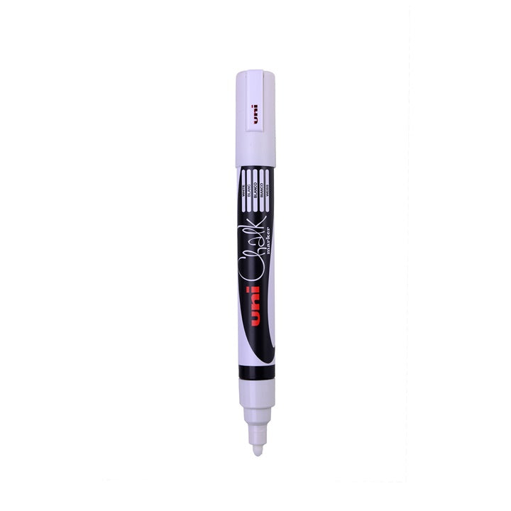UNI POSCA Kreidemarker PWE-5M 1,8 - 2,5 mm | verschiedene Farben | weiß (1)