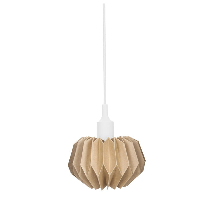 Lampa z kartónu DIY 17 x 12 cm