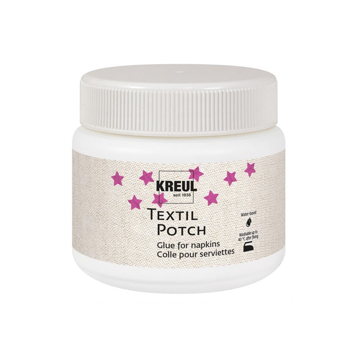 TEXTIL POTCH Serviettenkleber für Textilien - 150 ml / 250 ml | verschiedene Größen
