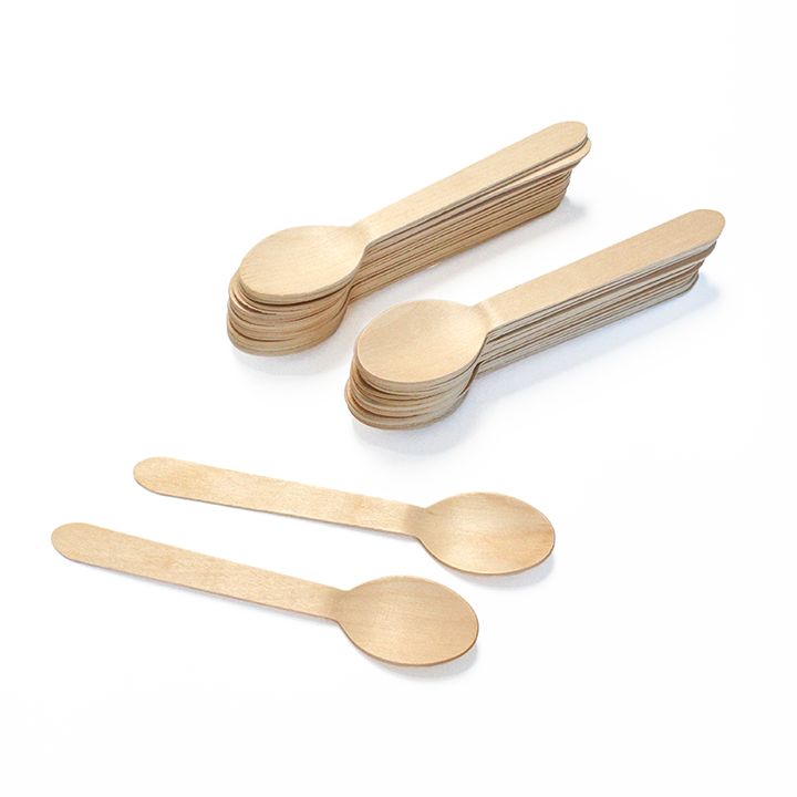 Lesena žlica 10 cm – pogled 2