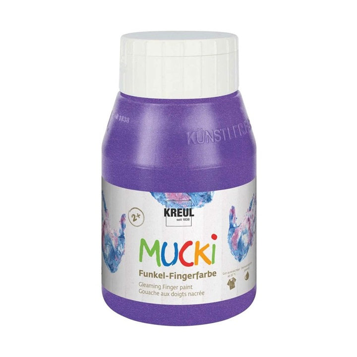 MUCKI Glanz-Fingerfarben für Kinder 500 ml | verschiedene Farbtöne — Bild 3