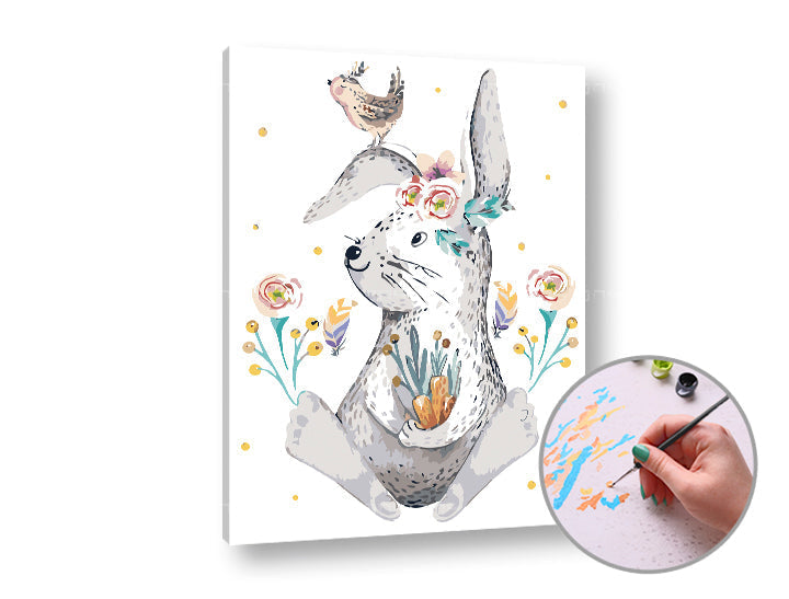 Malen nach Zahlen BIG Bunny | Mittlerer Schwierigkeitsgrad — Bild 1