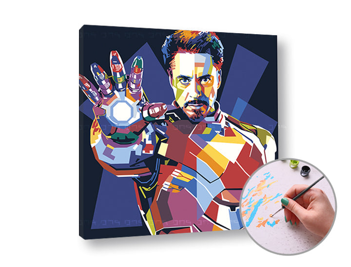 Malen nach Zahlen IRONMAN Set für Einsteiger | ARTMIE