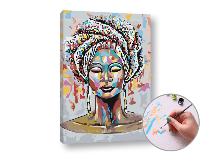 Maľovanie podľa čísel AFRICAN | nízka náročnosť — obrázok 3
