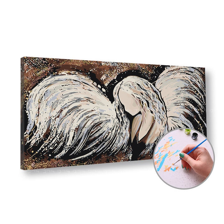 Maľovanie podľa čísel INNOCENT ANGEL | vysoká náročnosť — obrázok 3