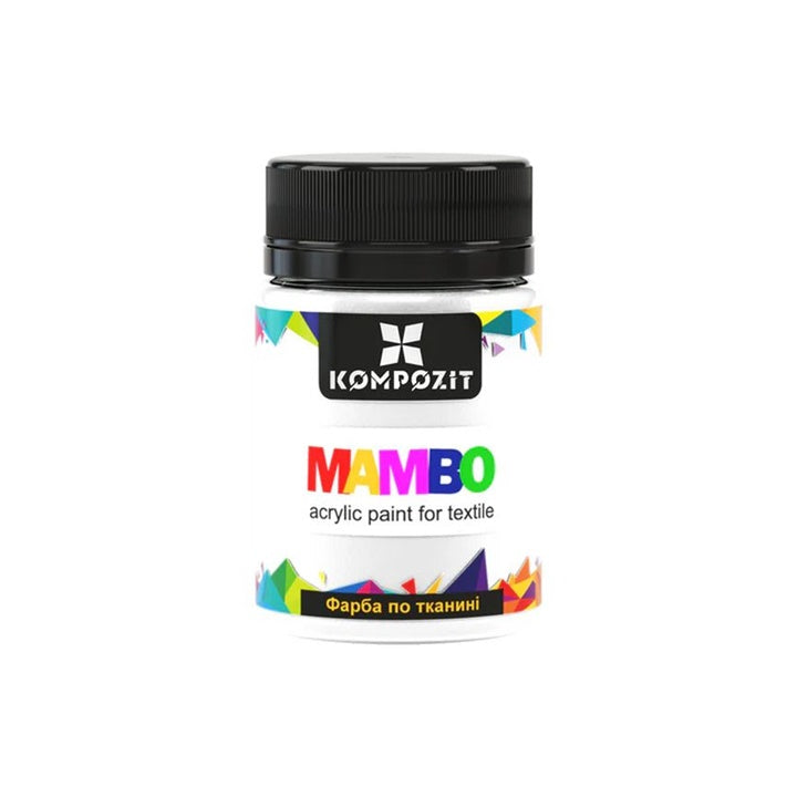 MAMBO Acrylfarbe für Textil und Leder 50 ml | verschiedene Farbtöne — Bild 2