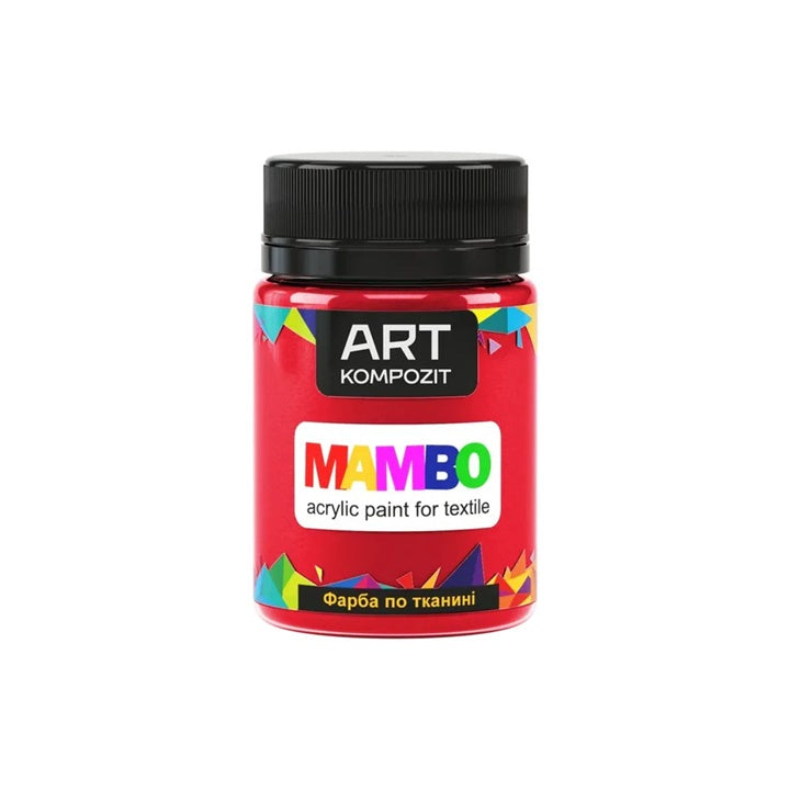 MAMBO Acrylfarbe für Textil und Leder 50 ml | verschiedene Farbtöne — Bild 11