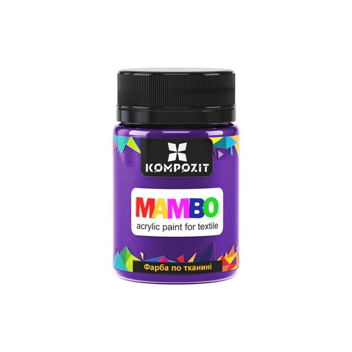 MAMBO Acrylfarbe für Textil und Leder 50 ml | verschiedene Farbtöne — Bild 22
