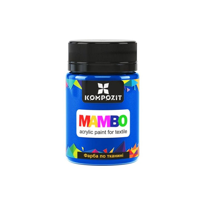 MAMBO Ακρυλική μπογιά για υφάσματα και δέρμα 50ml | Διάφορες αποχρώσεις