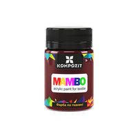 MAMBO Ακρυλική μπογιά για υφάσματα και δέρμα 50ml | Διάφορες αποχρώσεις