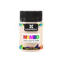 MAMBO Pittura acrilica pastello per tessuti e pelle 50ml | Varie tonalità