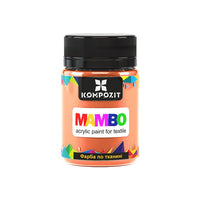 MAMBO Pittura acrilica pastello per tessuti e pelle 50ml | Varie tonalità