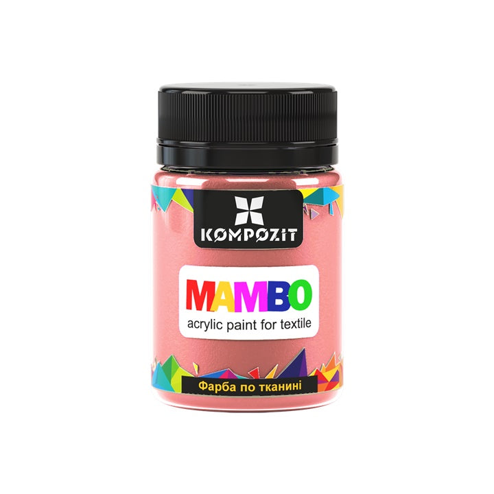 MAMBO Pittura acrilica pastello per tessuti e pelle 50ml | Varie tonalità