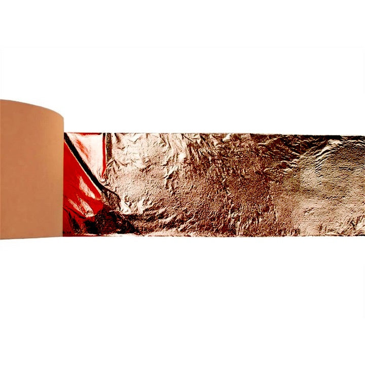 Medené metalické plátky v rolke 2.5 cm x 50 m — obrázok 3