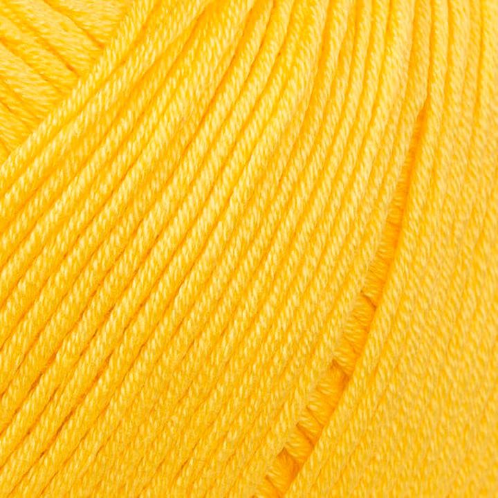 Mercerisierte Baumwolle La Mia 50 g | verschiedene Farben | senffarben