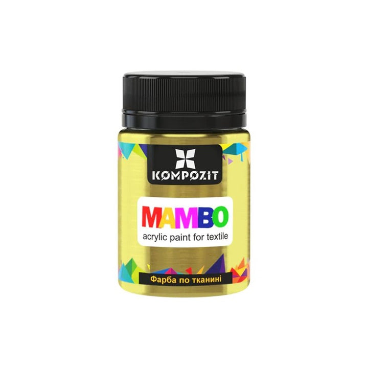 Metalická farba na textil a kožu MAMBO 50 ml | rôzne odtiene — obrázok 6