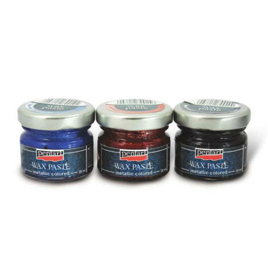 Metalická farebná vosková pasta 20 ml | rôzne farby — obrázok 1