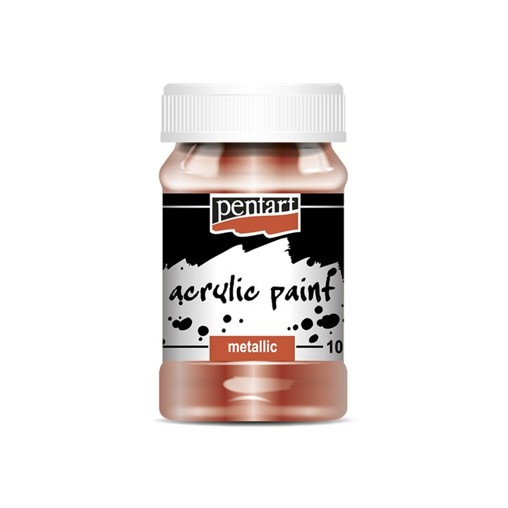 Akrylová farba metalická - 100 ml | rôzne farby — obrázok 5