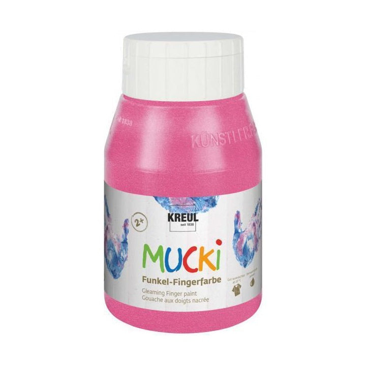 MUCKI Glanz-Fingerfarben für Kinder 500 ml | ARTMIE