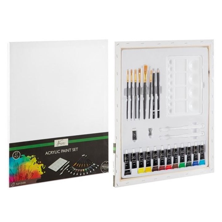 Nassau Acryl-Malset mit Leinwand und Zubehör | ARTMIE