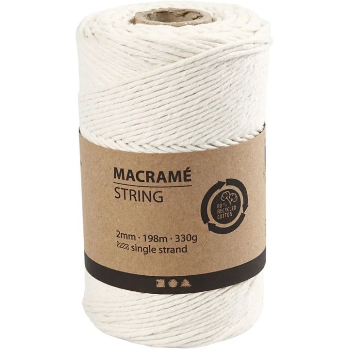 Νήμα macrame 2 mm x 198 m | επιλέξτε χρώμα