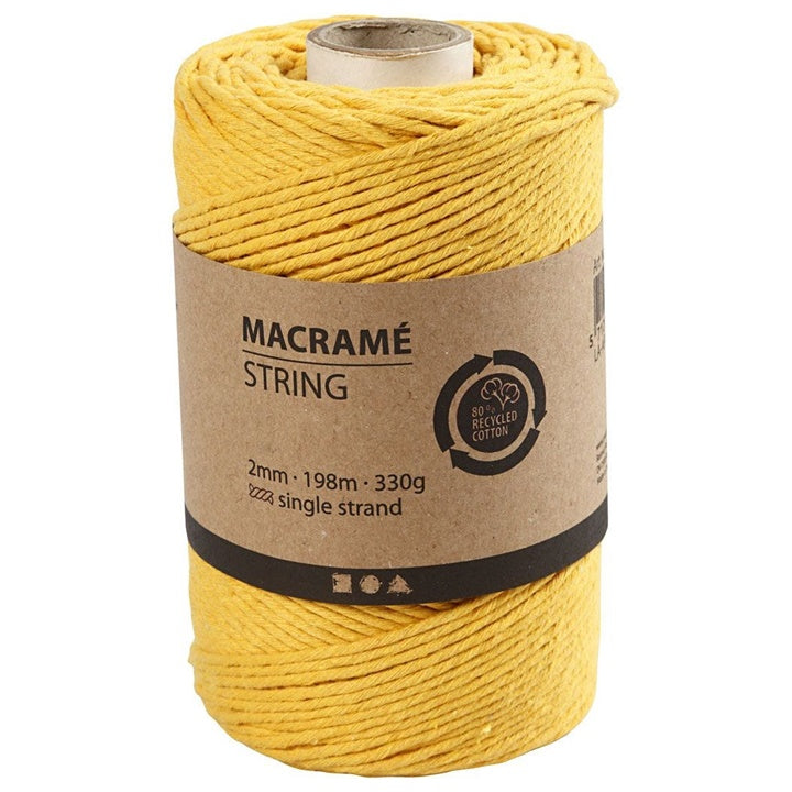 Νήμα macrame 2 mm x 198 m | επιλέξτε χρώμα