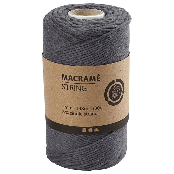 Νήμα macrame 2 mm x 198 m | επιλέξτε χρώμα
