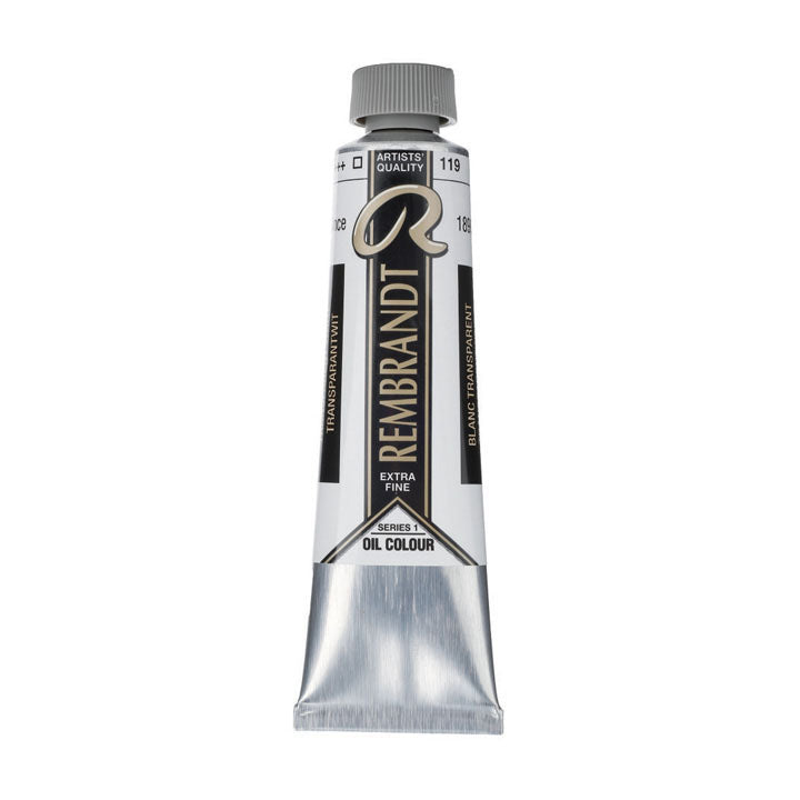 Rembrandt Ölfarbe 40 ml | verschiedene Farbtöne | Transparent weiß