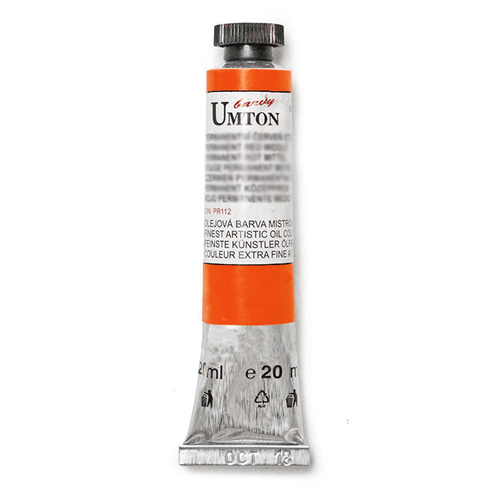 UMTON Ölfarbe 20 ml | verschiedene Farbtöne | 0017 - Kadmiumrot hell