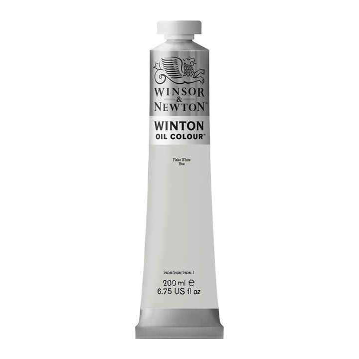 Winsor & Newton Winton Ölfarbe 200 ml | verschiedene Farbtöne | Flake weiß.Hu