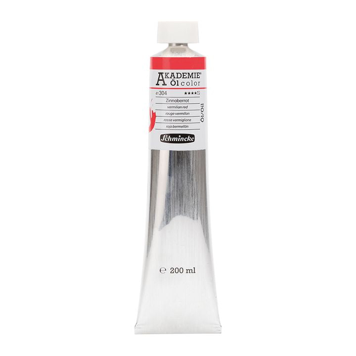 Schmincke AKADEMIE Ölfarben 200 ml | verschiedene Farben | 304 Zinnoberrot