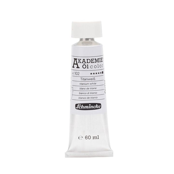 Schmincke AKADEMIE Ölfarben 60 ml | verschiedene Farben | 102 Titanweiß
