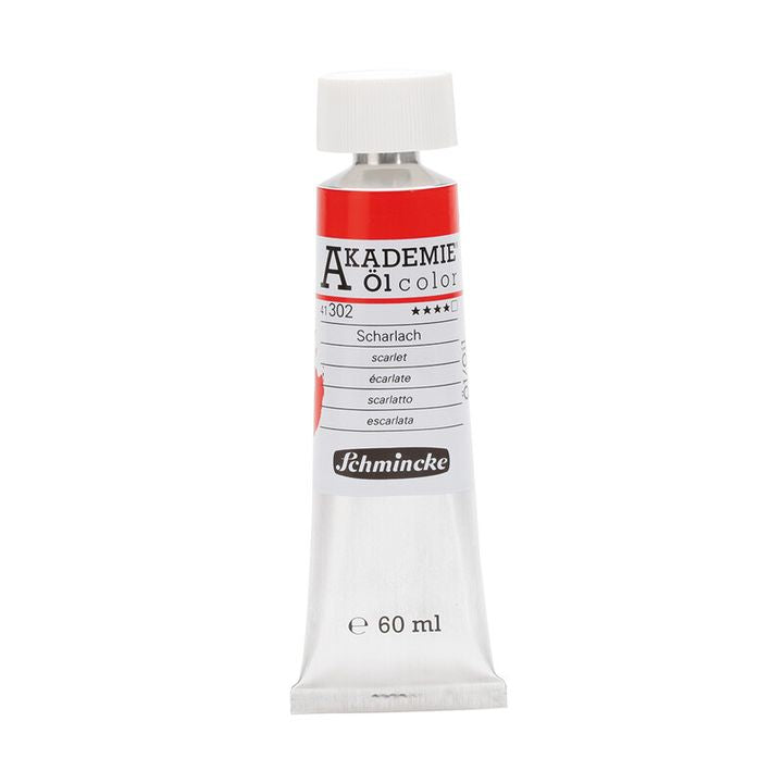 Schmincke AKADEMIE Ölfarben 60 ml | verschiedene Farben | 302 scharlachrot