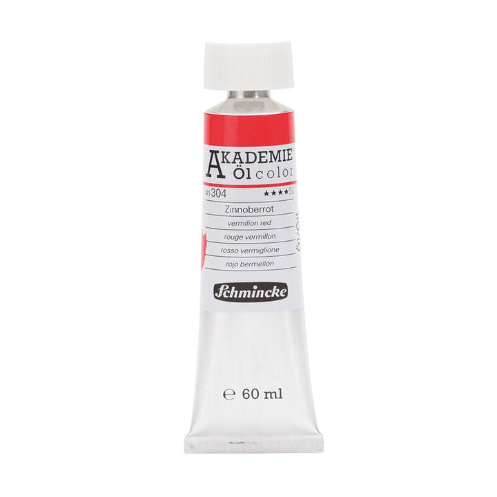 Schmincke AKADEMIE Ölfarben 60 ml | verschiedene Farben | 304 Zinnoberrot