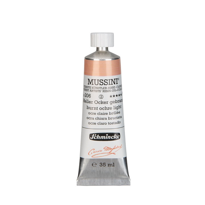Schmincke MUSSINI Ölfarben 35 ml | verschiedene Farbtöne | 206 okrová pálená svetlá