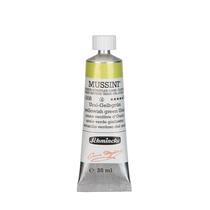 Schmincke MUSSINI Ölfarben 35 ml | verschiedene Farbtöne | 208 žltozelená ural